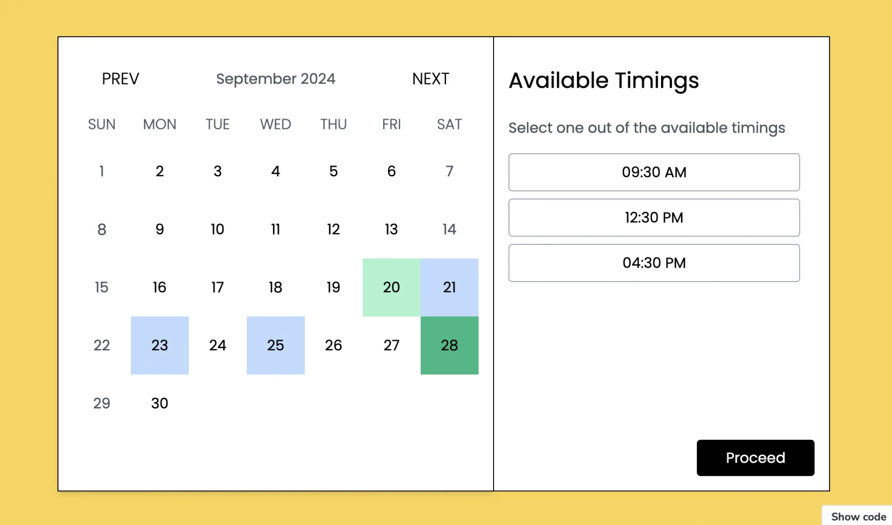 Introducing Gott Calendar UI: Simplifying Reservations with Elegance and Efficiency