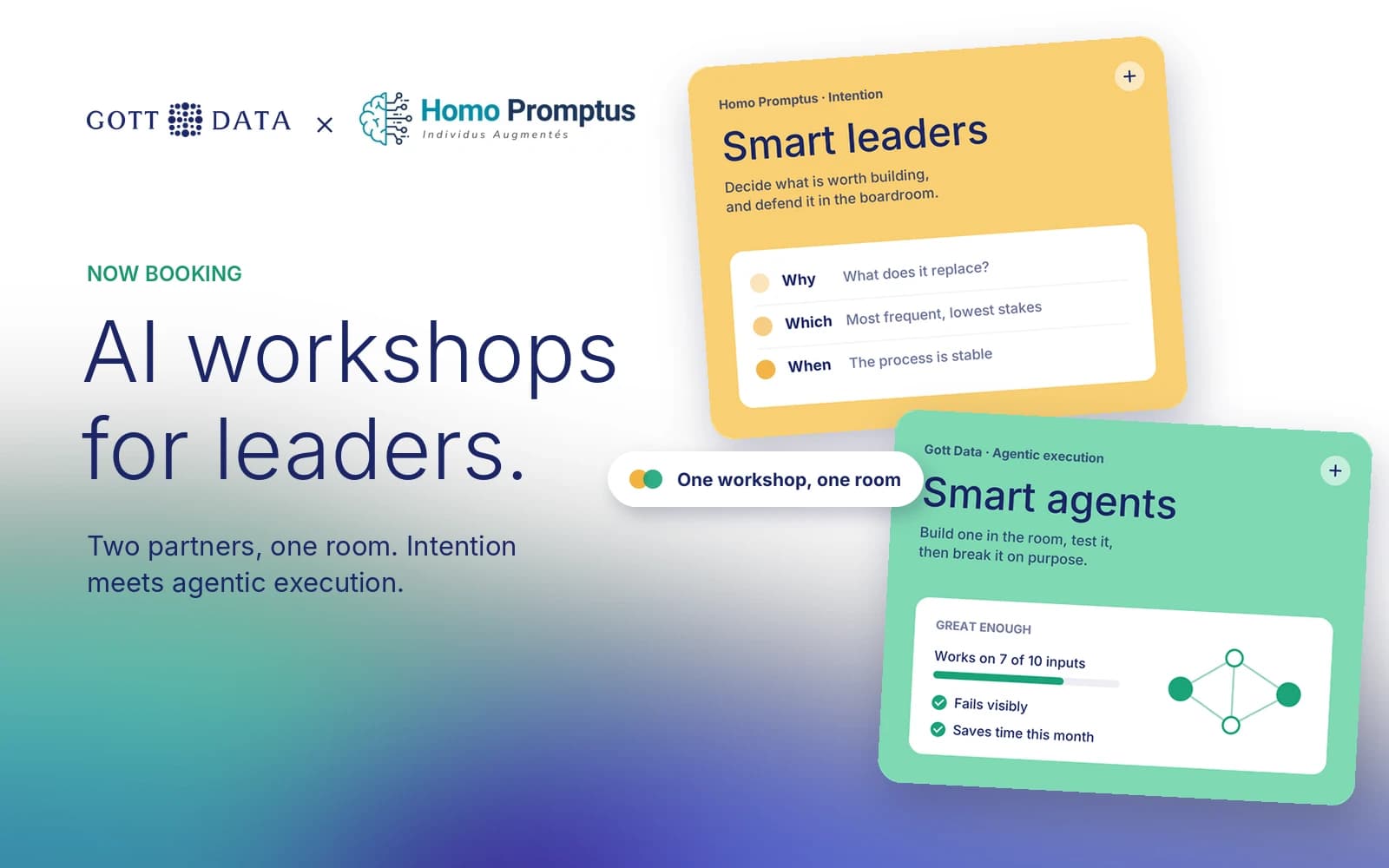 Gott Data & Homo Promptus launch Agentic AI workshops for leaders
