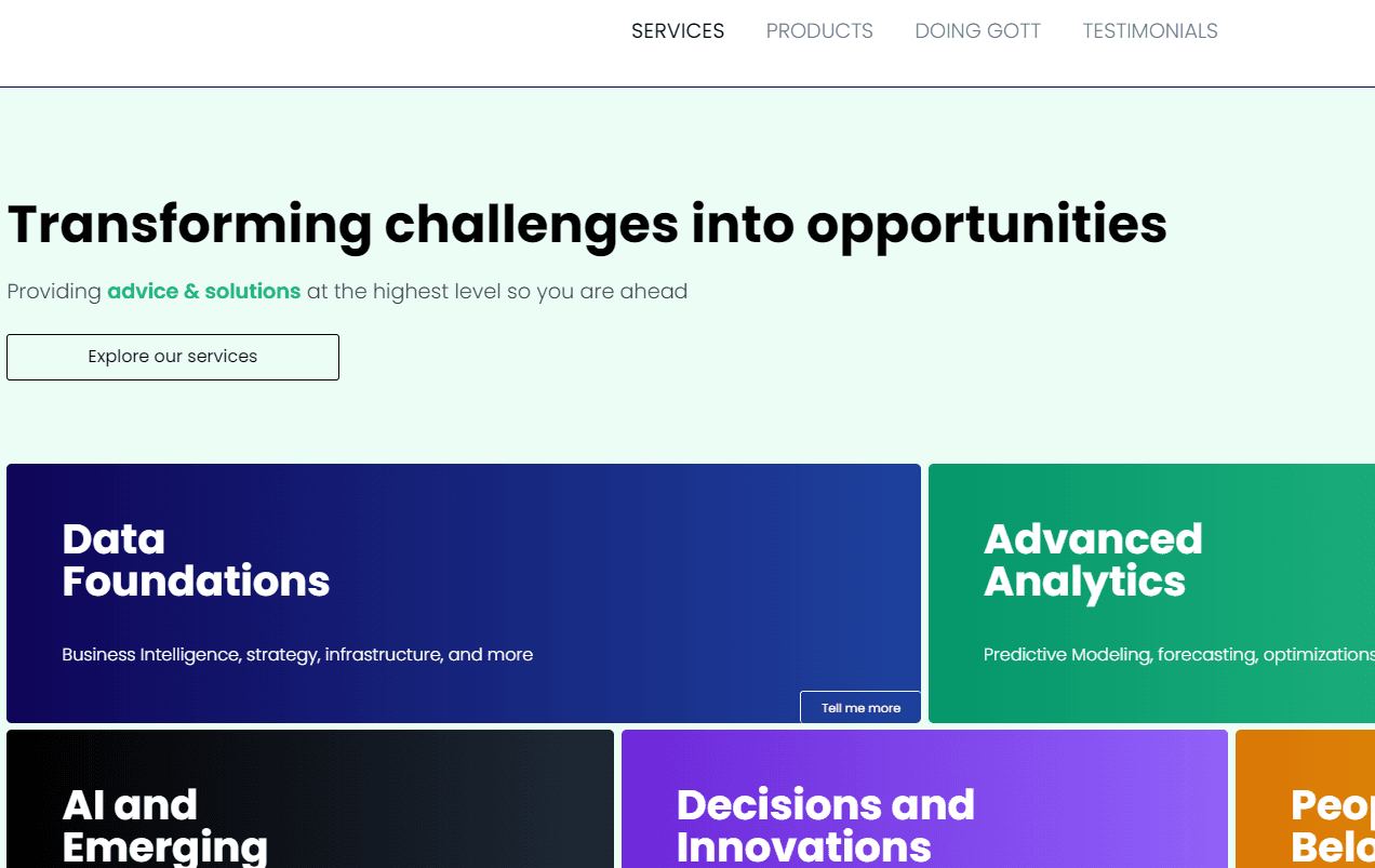 Gott Data Website, image 1